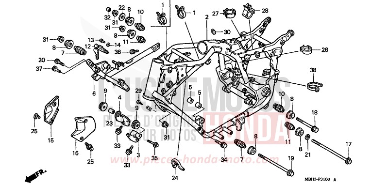 RAHMENKOERPER von Shadow PEARL SONOMA GREEN (G159A) von 1998