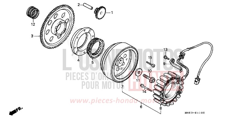 GENERATOR von Shadow PEARL ATLANTIS BLUE (B142AA) von 1994