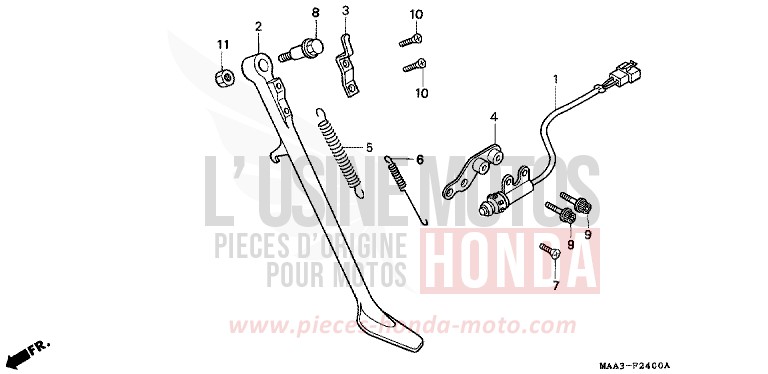 STAENDER (VT1100CS/CT) von Shadow PEARL ATLANTIS BLUE (B142AA) von 1995
