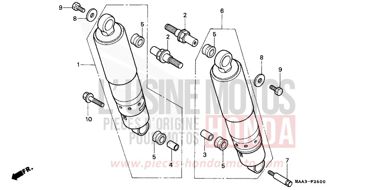 KISSEN, HINTEN von Shadow REARL SEDONA RED (R223U) von 1998