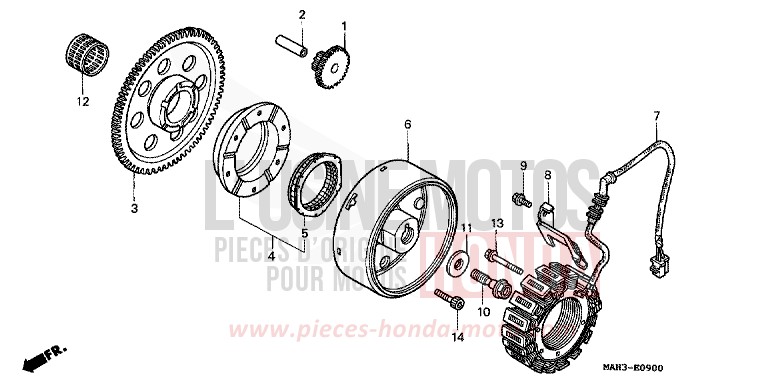 GENERATOR von Shadow REARL SEDONA RED (R223) von 1999
