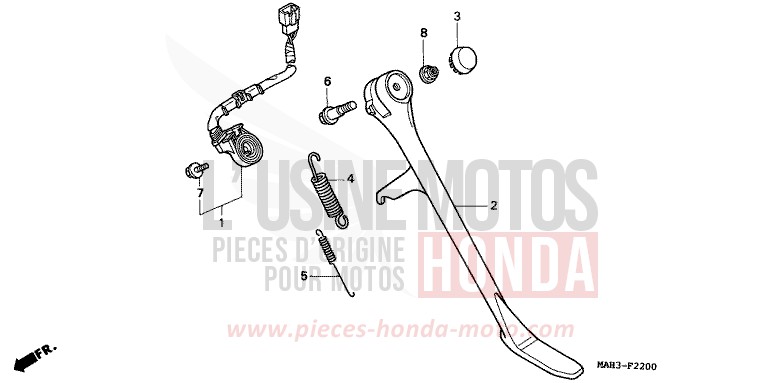 STAENDER von Shadow REARL SEDONA RED (R223) von 1999
