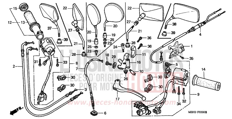 SCHALTER/KABEL von Shadow PEARL SONOMA GREEN (G159A) von 1998