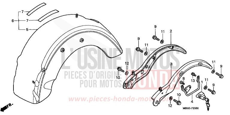 KOTFLUEGEL, HINTEN von Shadow SOMERSET ORANGE (R237A) von 1999