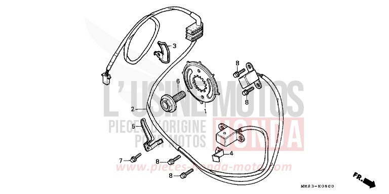 IMPULSGEBER von Shadow CANDY WINE BERRY RED-U (R114) von 1988