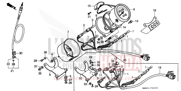 MESSGERAET von Shadow CANDY WINE BERRY RED-U (R114) von 1988