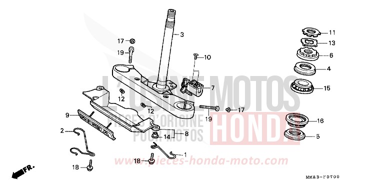 LENKSCHAFT von Shadow PEARL ATLANTIS BLUE (B142AA) von 1994