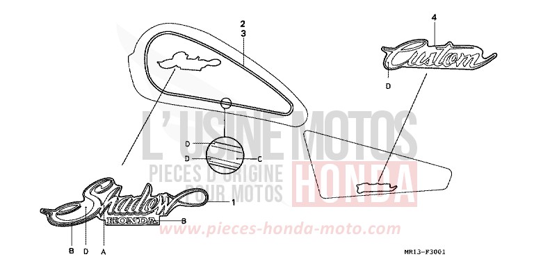 MARKE (2) von Shadow PEARL CORAL REEF BLUE (B140D) von 1992