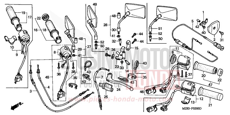 SCHALTER/KABEL von Shadow ACCURATE SILVER METALLIC (NH146B) von 1994