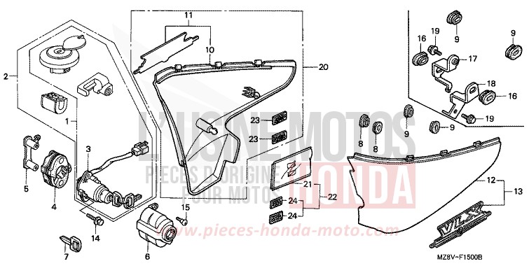 SEITENABDECKUNG von Shadow SAHARA BULE METALLIC (PB273) von 1999