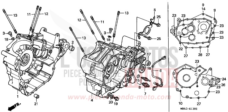 KURBELGEHAEUSE von Shadow SCHWARZ (NH1) von 1997