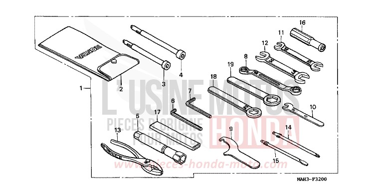 WERKZEUGE von Shadow SCHWARZ (NH1) von 1999