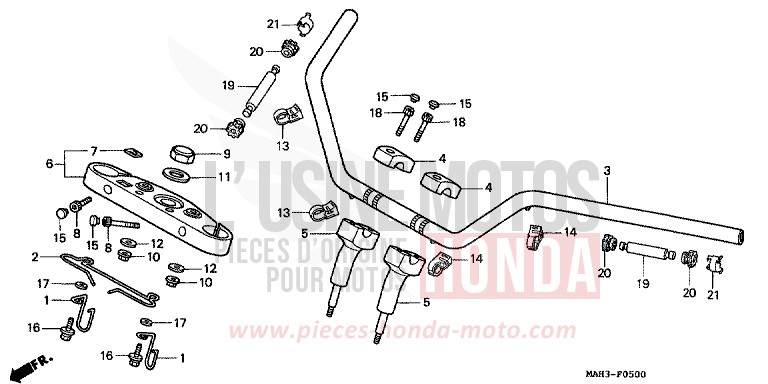 ROHRGRIFF/OBERE BRUECKE von Shadow REARL SEDONA RED (R223) von 1999