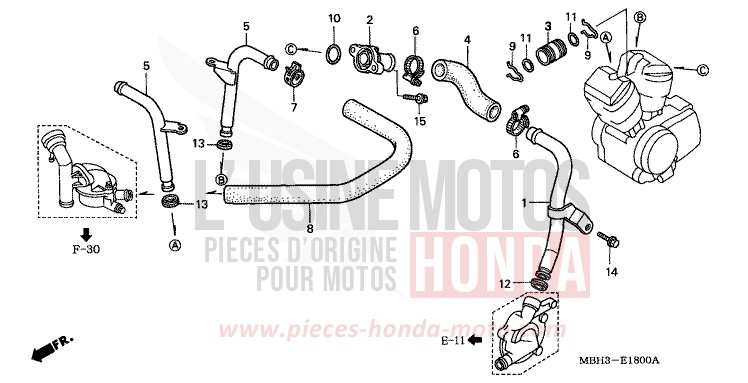 WASSERROHR von Shadow SCHWARZ (NH1K) von 1998