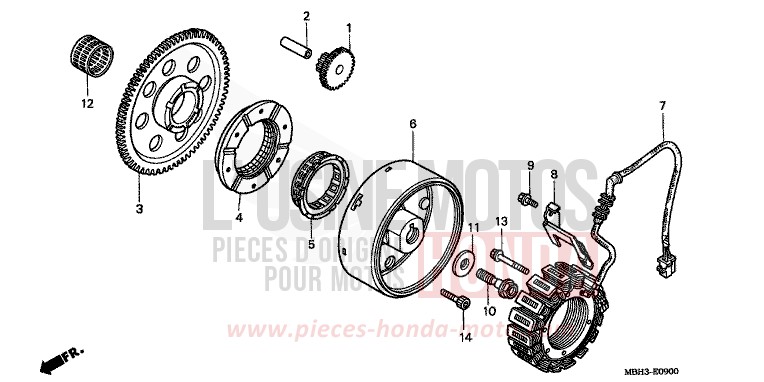 GENERATOR von Shadow REARL SEDONA RED (R223E) von 1999