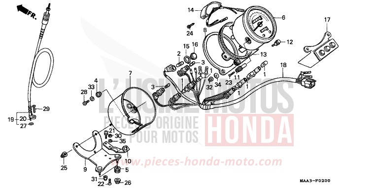 MESSGERAET (VT1100CS/CT) von Shadow CANDY SPECTRA RED (R176BA) von 1995