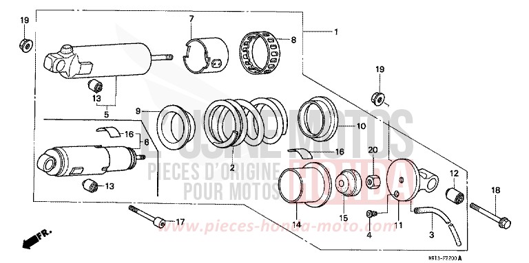 KISSEN, HINTEN von Shadow PEARL CORAL REEF BLUE (B140D) von 1992