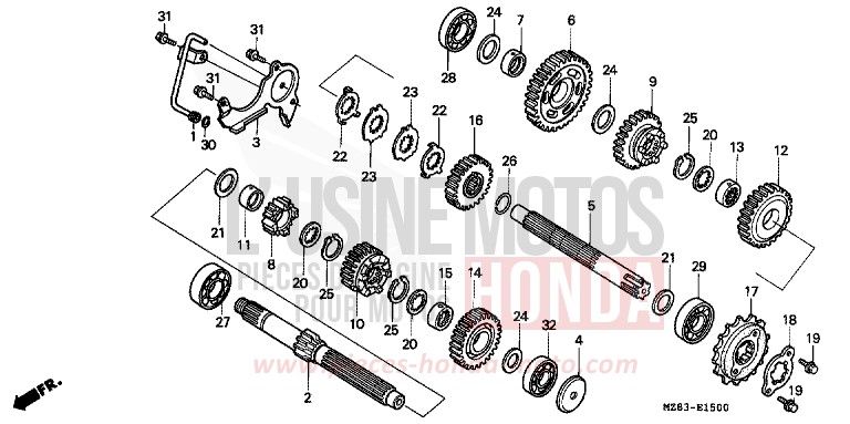 GETRIEBE (1) von Shadow ACCURATE SILVER METALLIC (NH146B) von 1994