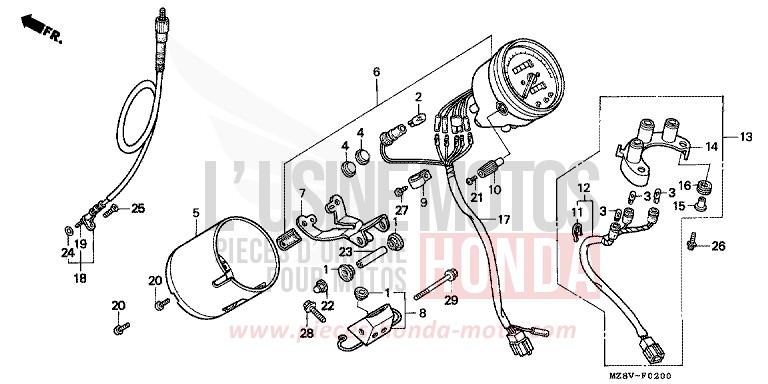 MESSGERAET von Shadow CANDY GLORY RED-U (R101) von 1998