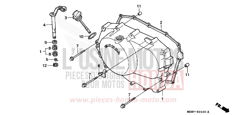 KURBELGEHAEUSEABDECKUNG von Shadow PEARL SIERRA GREEN (G156) von 1998