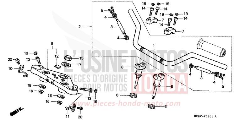 ROHRGRIFF/OBERE BRUECKE (2) von Shadow PEARL SIERRA GREEN (G156) von 1998