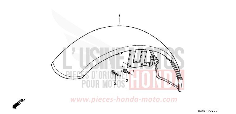 KOTFLUEGEL, VORNE von Shadow SAHARA BULE METALLIC (PB273) von 1999