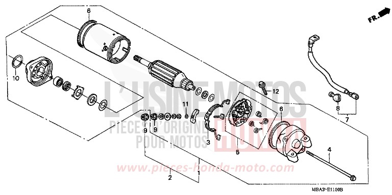 ANLASSER von Shadow SCHWARZ (NH1) von 1997