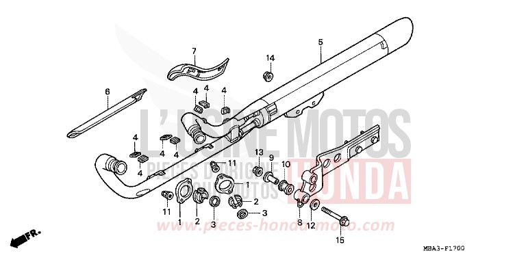 ABGAS-SCHALLDAEMPFER von Shadow SCHWARZ (NH1) von 1997