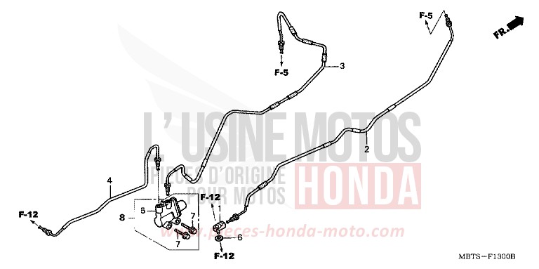 DOSIERUNGSSTEUERUNG VENTIL (XL1000V) von Varadero PEARL BREEZY BLUE (PB341) von 2006