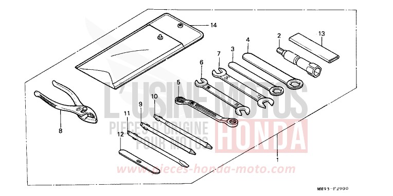 WERKZEUGE von Transalp SPARKLING SILVER METALLIC (NH295A) von 1988