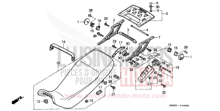 SITZ von Transalp PB214H (PB214H) von 1992