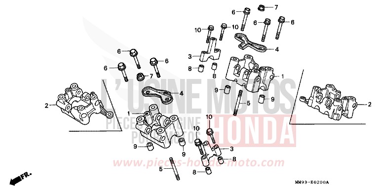NOCKENWELLENHALTER von Transalp GRAND GREEN METALLIC (G137G) von 1993