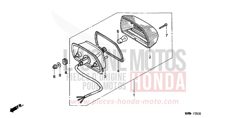 HECKLEUCHTE von Transalp SCHWARZ (NH1D) von 1997