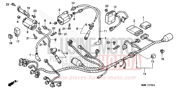 KABELBAUM von Transalp WINTER LAKE BLUE METALLIC (PB187) von 1999