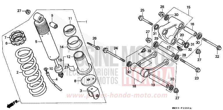 KISSEN, HINTEN (XL600VH/VJ) von Transalp ANCHOR GRAY METALLIC-U (NH229B) von 1987