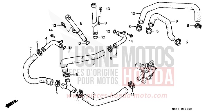 WASSERROHR von Transalp SPARKLER BLACK PEARL (NH343K) von 1993
