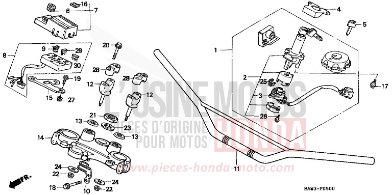 ROHRGRIFF/OBERE BRUECKE von Transalp ANCHOR GRAY METALLIC-U (NH229B) von 1996
