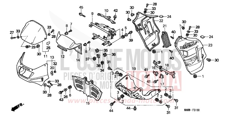 WINDLAUF von Transalp PARLOR PURPLE METALLIC (RP159D) von 1998