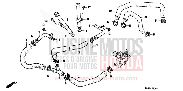 WASSERROHR von Transalp SCHWARZ (NH1D) von 1999