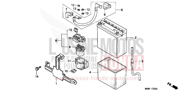 BATTERIE von Transalp TASMANIA GREEN ME (G142G) von 1999