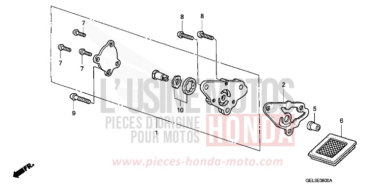 OELPUMPE von XR50R FIGHTING RED (R134) von 2002