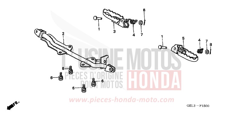 STUFE von XR50R FIGHTING RED (R134) von 2002
