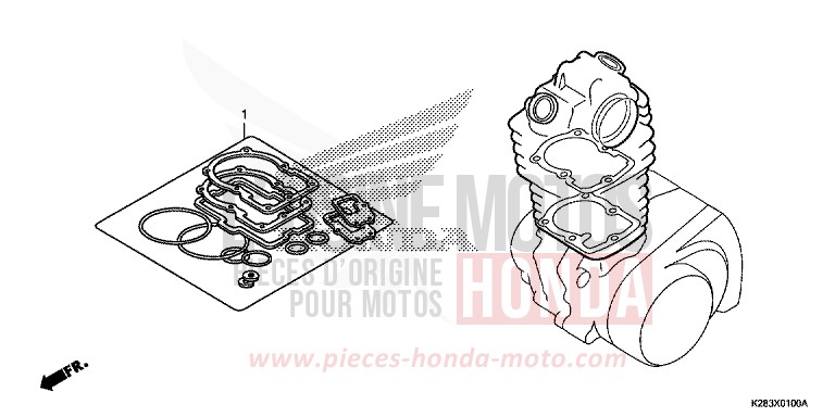 DICHTUNG SATZ A von CRF125FB EXTREME RED (R292) von 2017