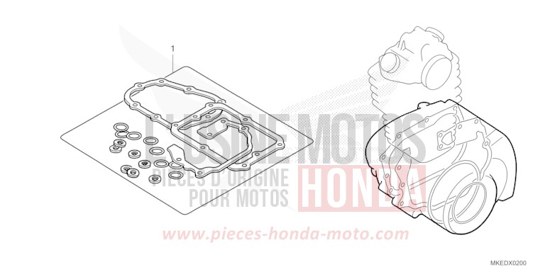 DICHTUNG SATZ B von CRF450R EXTREME RED (R292) von 2023