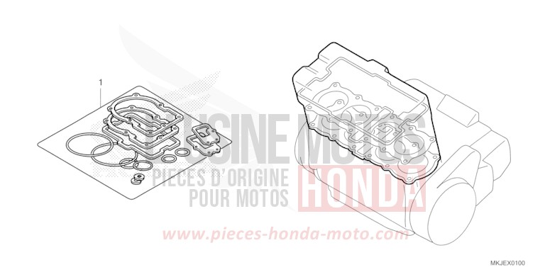 DICHTUNG SATZ A von CB1000R GRAPHITE BLACK (NHB01) von 2023