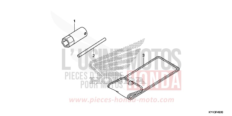 WERKZEUGE von CRF110F EXTREME RED (R292) von 2017