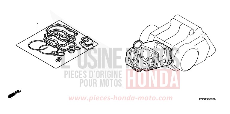 DICHTUNG SATZ A von CRF50F EXTREME RED (R292) von 2005