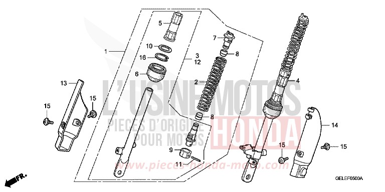 V. KISSEN von CRF50F EXTREME RED (R292) von 2010