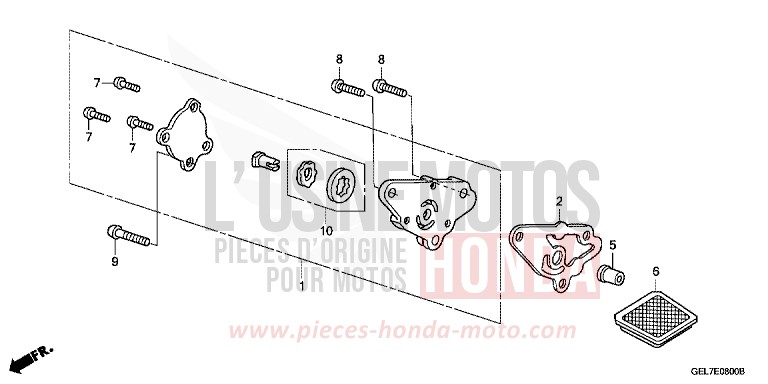OELPUMPE von CRF50F EXTREME RED (R292) von 2012