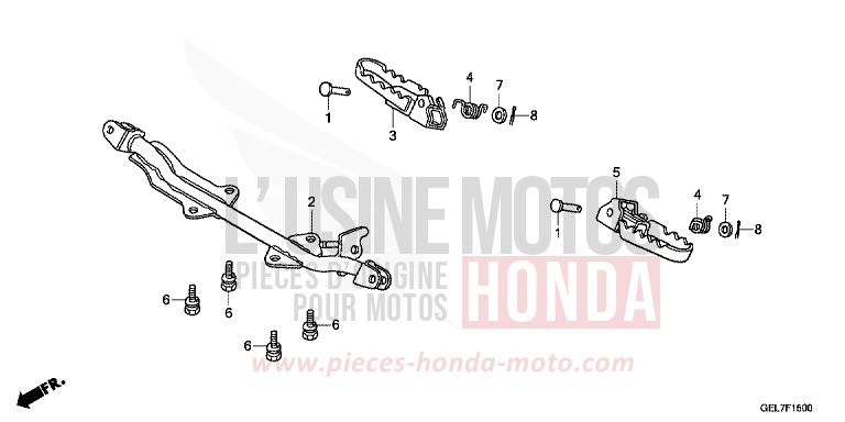 STUFE von CRF50F EXTREME RED (R292) von 2012